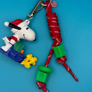 Holiday Santa Snoopy + Woodstock   Pack - vintage bag charm packs nostalgia vintage y2k vintage keychain vintage charms for bag nostalgia vintage keychains y2k collectible - Bag Crap