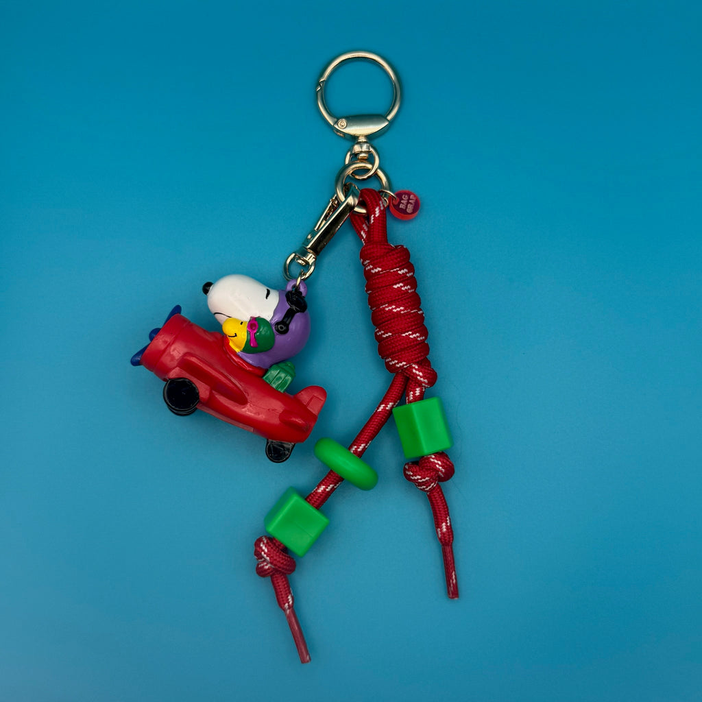Vintage Holiday Snoopy + Woodstock Plane Bag Charm Pack