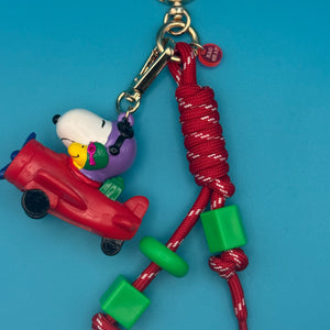Holiday Snoopy + Woodstock Plane   Pack - snoopy rar peanuts vintage keychain vintage charms for bag nostalgia vintage keychains y2k collectible - Bag Crap