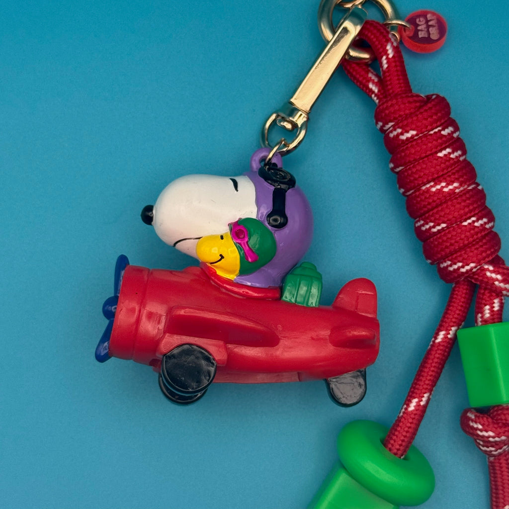 Vintage Holiday Snoopy + Woodstock Plane Bag Charm Pack