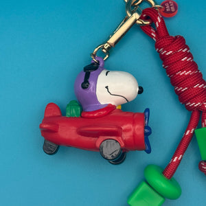 Holiday Snoopy + Woodstock Plane   Pack - snoopy rar peanuts vintage keychain vintage charms for bag nostalgia vintage keychains y2k collectible - Bag Crap