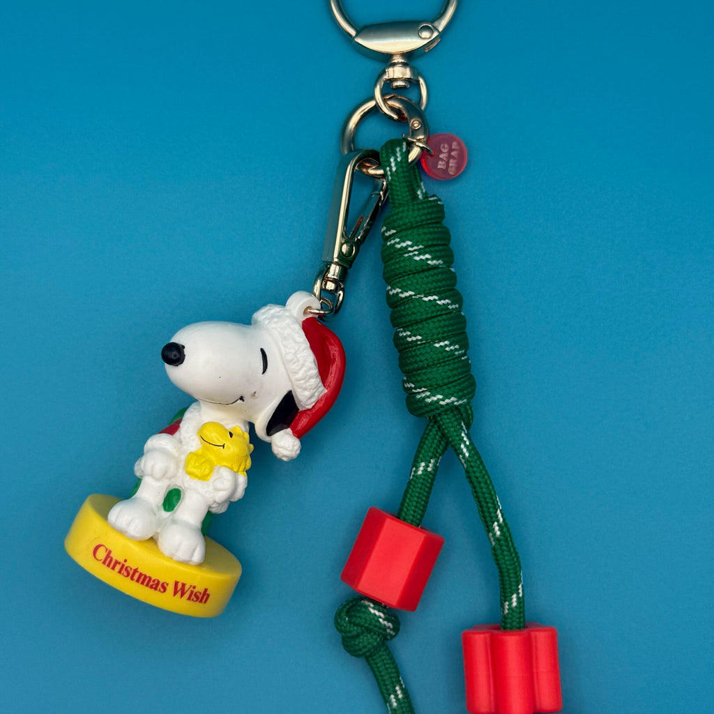 Vintage Holiday Snoopy + Woodstock Bag Charm Pack