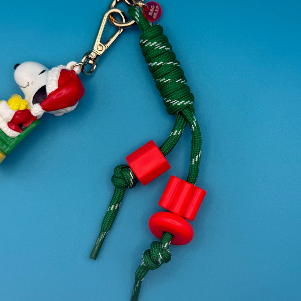 Vintage Holiday Snoopy + Woodstock Bag Charm Pack