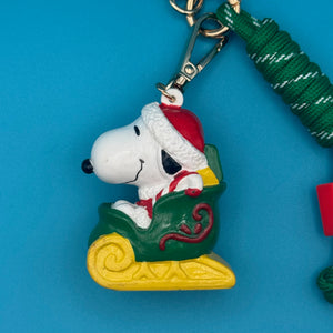 Holiday Sleigh Riding Snoopy + Woodstock   Pack - vintage bag charm packs nostalgia vintage y2k vintage keychain vintage charms for bag nostalgia vintage keychains y2k collectible - Bag Crap