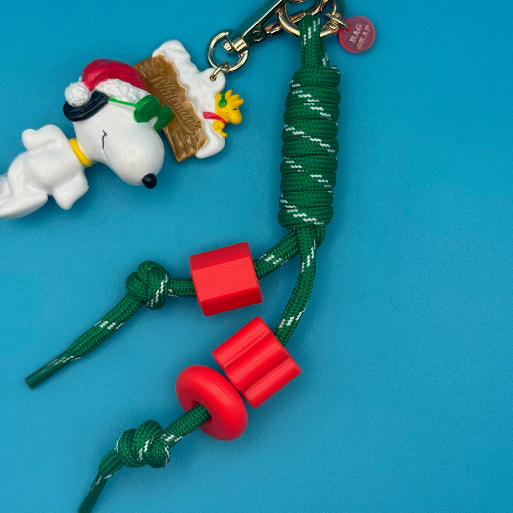 Vintage Holiday Joe Cool Snoopy Bag Charm Pack