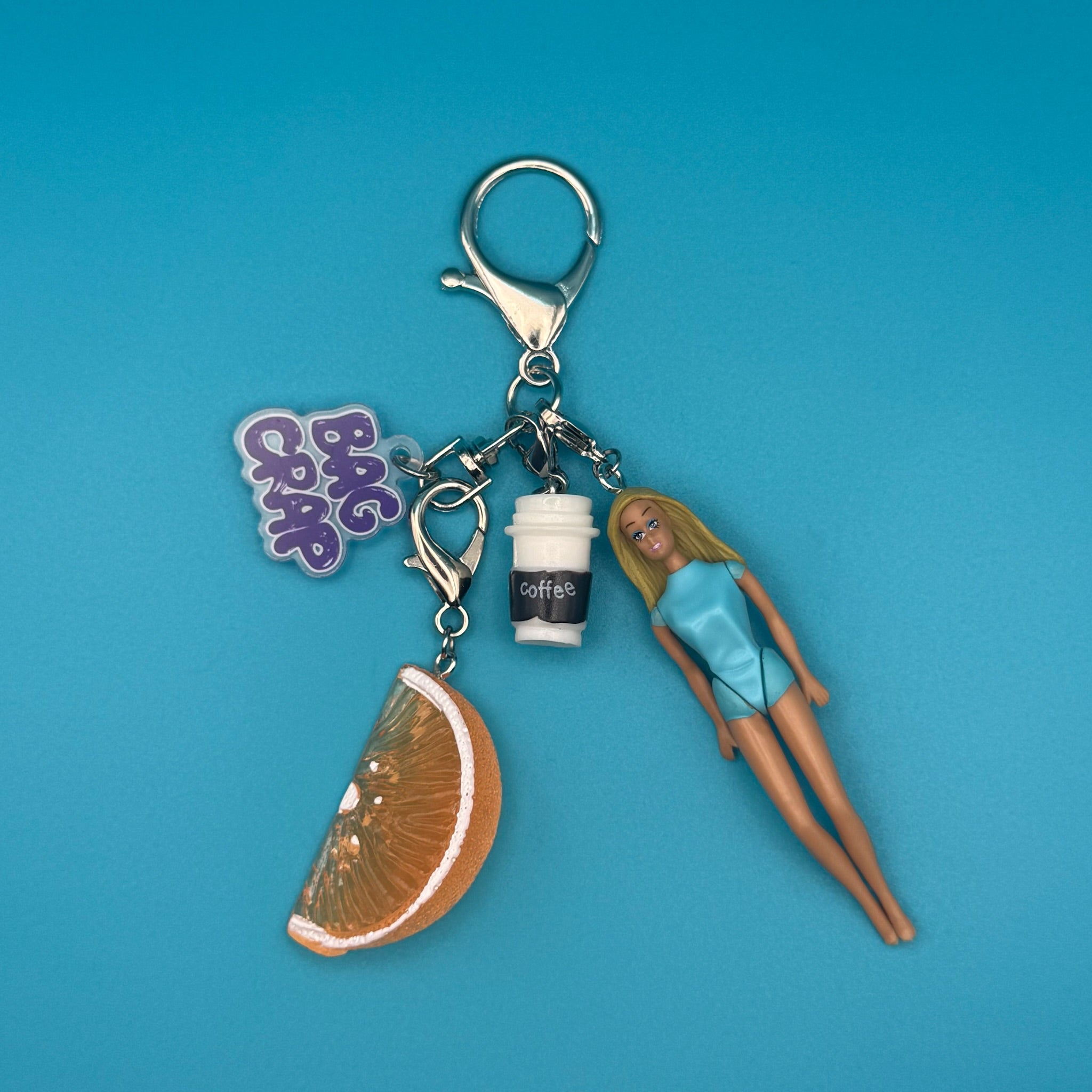 5'  Malibu Barbie Trinket   Pack - barbie doll toy pink rare vintage keychain vintage charms for bag nostalgia vintage keychains y2k collectible - Bag Crap