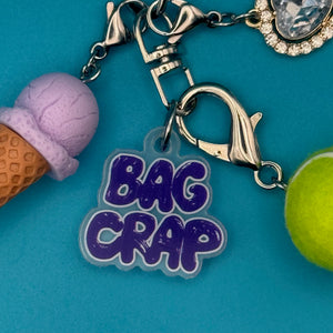 5' Ice Cream + Tennis Trinket   Pack - vintage bag charm packs nostalgia vintage y2k vintage keychain vintage charms for bag nostalgia vintage keychains y2k collectible - Bag Crap