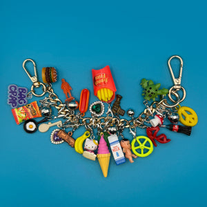 Marko Monroe × BAG CRAP — Custom Labubu   #4 -  vintage keychain vintage charms for bag nostalgia vintage keychains y2k collectible - Bag Crap