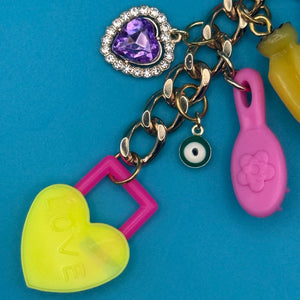 Bananas Trinket   Chain -  vintage keychain vintage charms for bag nostalgia vintage keychains y2k collectible - Bag Crap