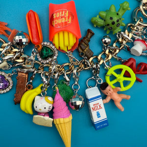 Marko Monroe × BAG CRAP — Custom Labubu   #4 -  vintage keychain vintage charms for bag nostalgia vintage keychains y2k collectible - Bag Crap