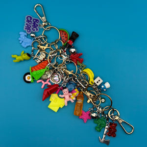 Marko Monroe × BAG CRAP — Custom Labubu   #1 -  vintage keychain vintage charms for bag nostalgia vintage keychains y2k collectible - Bag Crap