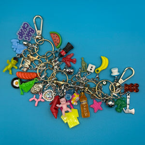 Marko Monroe × BAG CRAP — Custom Labubu   #1 -  vintage keychain vintage charms for bag nostalgia vintage keychains y2k collectible - Bag Crap