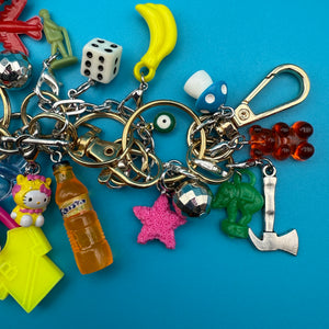 Marko Monroe × BAG CRAP — Custom Labubu   #1 -  vintage keychain vintage charms for bag nostalgia vintage keychains y2k collectible - Bag Crap