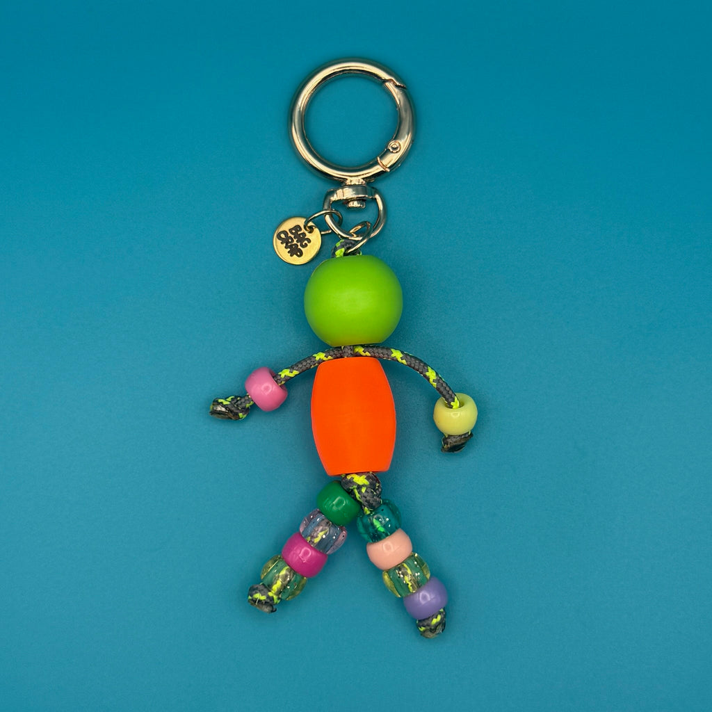 Little Buddy Neon Beaded Bag Charm
