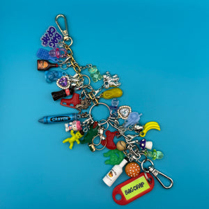 Marko Monroe × BAG CRAP — Custom Labubu   #2 -  vintage keychain vintage charms for bag nostalgia vintage keychains y2k collectible - Bag Crap