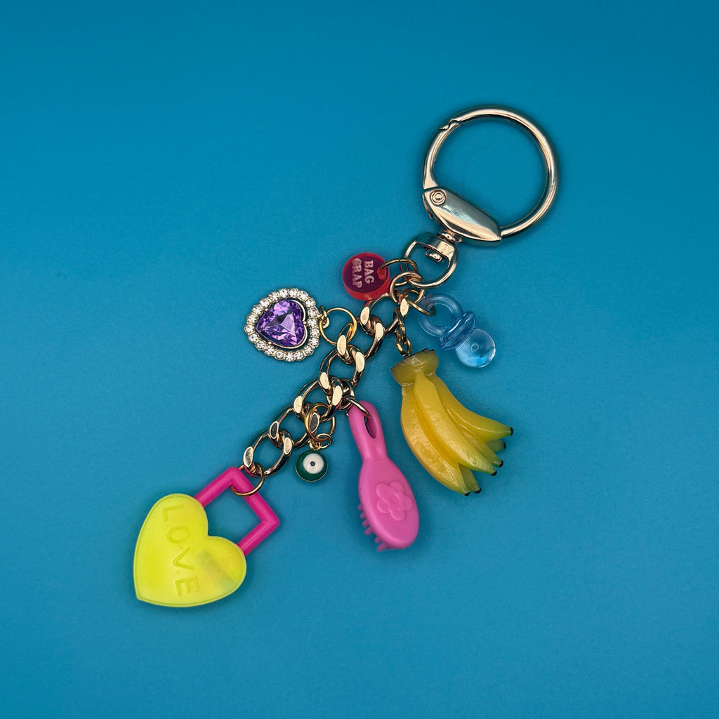 Vintage Bananas Trinket Bag Charm Chain