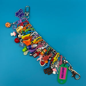 Marko Monroe × BAG CRAP — Custom Labubu   #3 -  vintage keychain vintage charms for bag nostalgia vintage keychains y2k collectible - Bag Crap