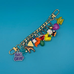 1:1  6” Gold Super Stacked Trinket  Chain - vintage bag charm chains silver nostalgia vintage y2k vintage keychain vintage charms for bag nostalgia vintage keychains y2k collectible - Bag Crap