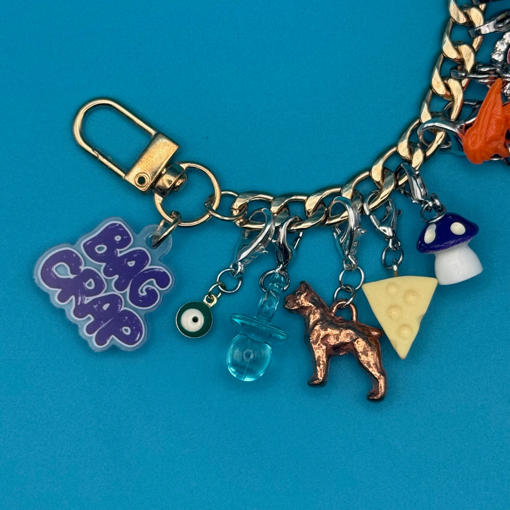 1:1 Vintage 6” Gold Super Stacked Trinket Charm Chain