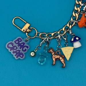 1:1  6” Gold Super Stacked Trinket  Chain - vintage bag charm chains silver nostalgia vintage y2k vintage keychain vintage charms for bag nostalgia vintage keychains y2k collectible - Bag Crap