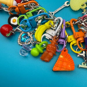 Marko Monroe × BAG CRAP — Custom Labubu   #3 -  vintage keychain vintage charms for bag nostalgia vintage keychains y2k collectible - Bag Crap