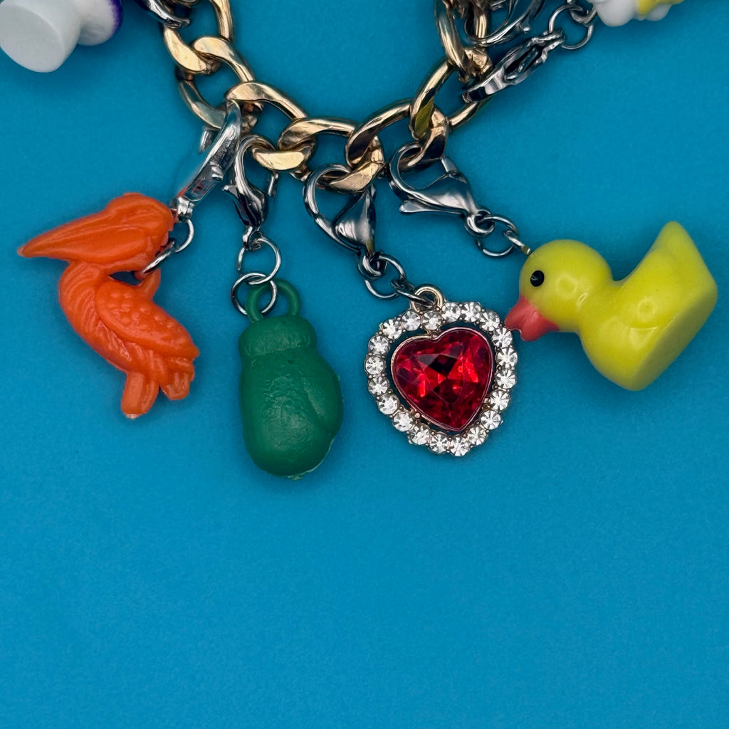 1:1 Vintage 6” Gold Super Stacked Trinket Charm Chain