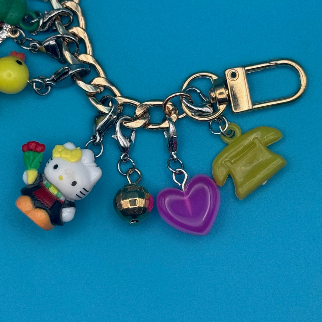 1:1 Vintage 6” Gold Super Stacked Trinket Charm Chain