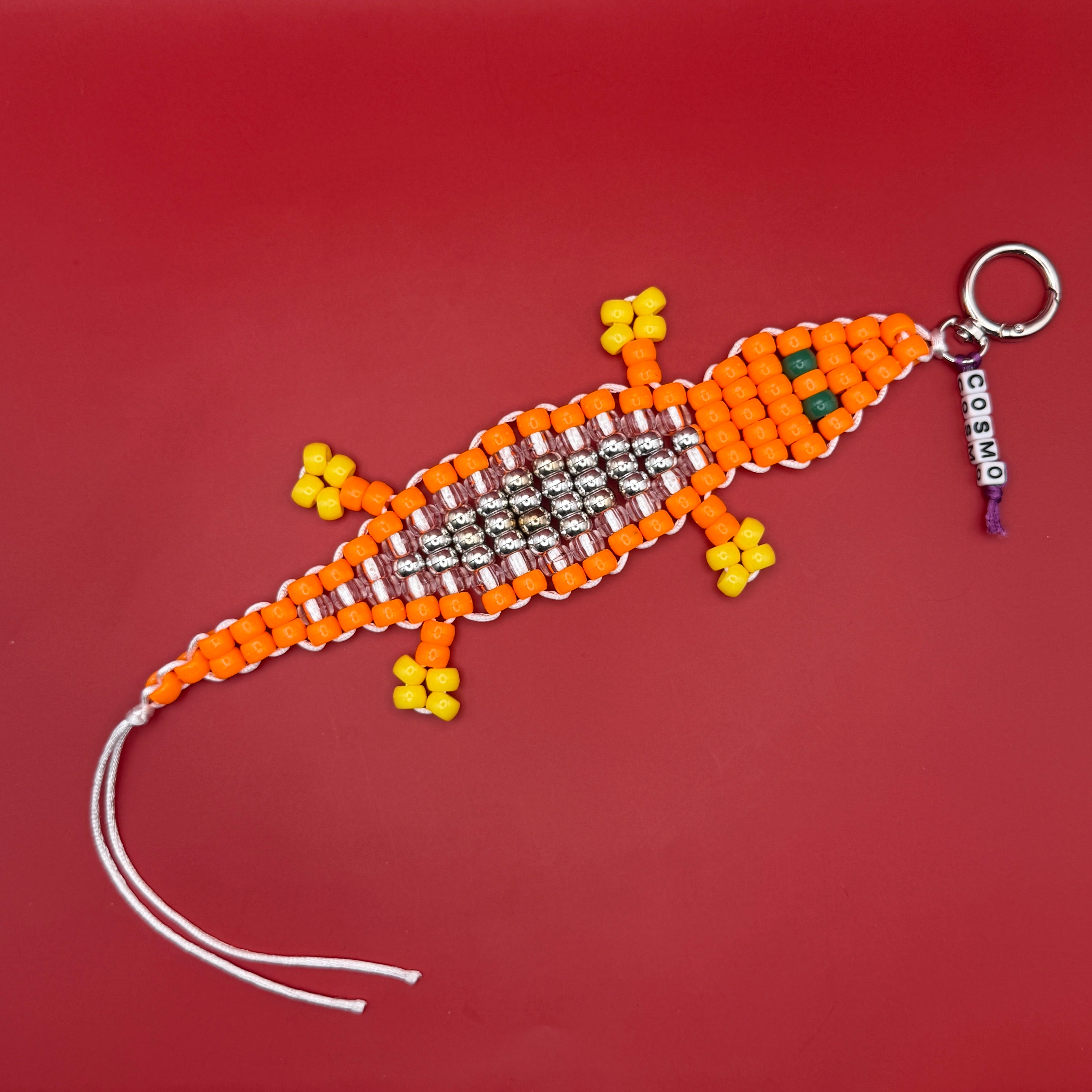 BAG CRAP Bead Buddy Alligator  s -  vintage keychain vintage charms for bag nostalgia vintage keychains y2k collectible - Bag Crap