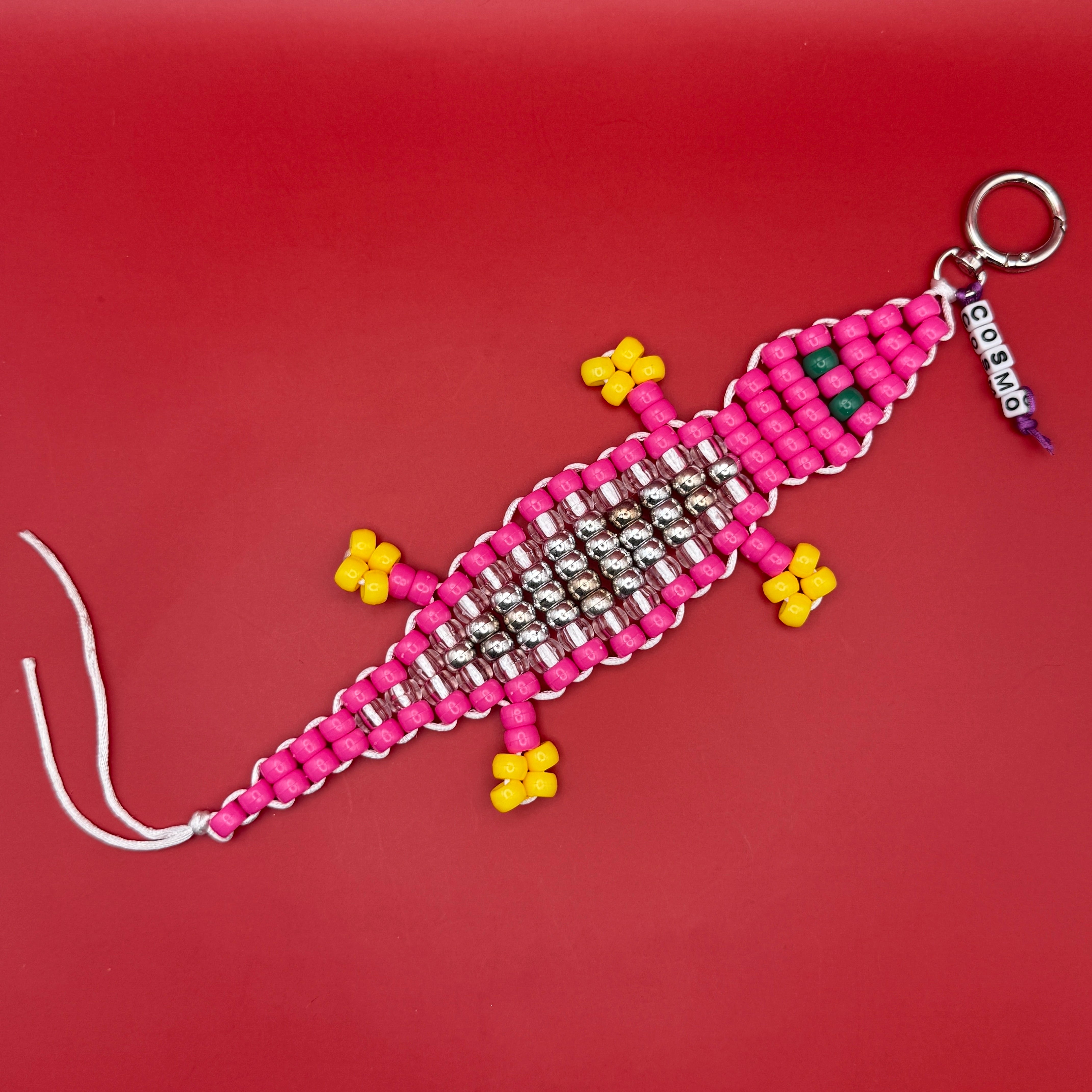 BAG CRAP Bead Buddy Alligator  s -  vintage keychain vintage charms for bag nostalgia vintage keychains y2k collectible - Bag Crap