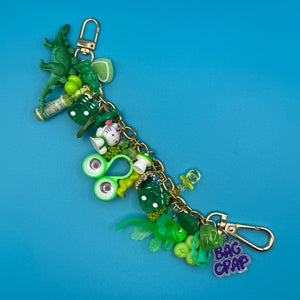 Marko Monroe × BAG CRAP — Custom Labubu   #5 -  vintage keychain vintage charms for bag nostalgia vintage keychains y2k collectible - Bag Crap