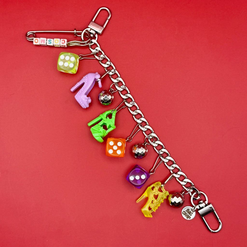 BAG CRAP x COSMOPOLITAN MAGAZINE: Disco Trinket Bag Charm Chain