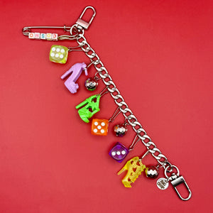 Bag Crap - BAG CRAP x COSMOPOLITAN MAGAZINE: Disco Trinket Bag Charm Chain