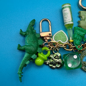 Marko Monroe × BAG CRAP — Custom Labubu   #5 -  vintage keychain vintage charms for bag nostalgia vintage keychains y2k collectible - Bag Crap