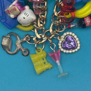 6” Gold Super Stacked  Chain - vintage bag charm chains silver nostalgia vintage y2k vintage keychain vintage charms for bag nostalgia vintage keychains y2k collectible - Bag Crap