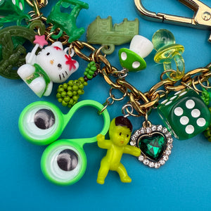 Marko Monroe × BAG CRAP — Custom Labubu   #5 -  vintage keychain vintage charms for bag nostalgia vintage keychains y2k collectible - Bag Crap