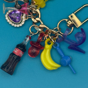 6” Gold Super Stacked  Chain - vintage bag charm chains silver nostalgia vintage y2k vintage keychain vintage charms for bag nostalgia vintage keychains y2k collectible - Bag Crap