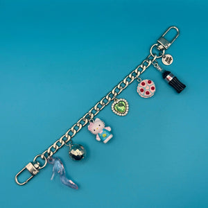 Mini Hello Kitty + Diet Coke Trinket   Chain - hello kitty sanrio japan kawaii rare vintage keychain vintage charms for bag nostalgia vintage keychains y2k collectible - Bag Crap