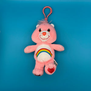 RARE   Pink Rainbow Cheer Care Bear Plush -  vintage keychain vintage charms for bag nostalgia vintage keychains y2k collectible - Bag Crap
