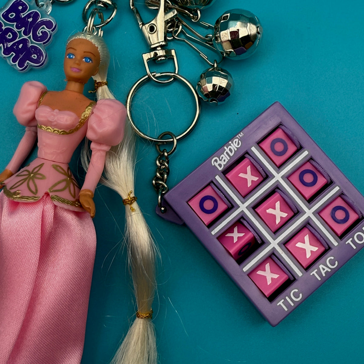 Pink Barbie Princess   Pack - barbie doll toy pink rare vintage keychain vintage charms for bag nostalgia vintage keychains y2k collectible - Bag Crap