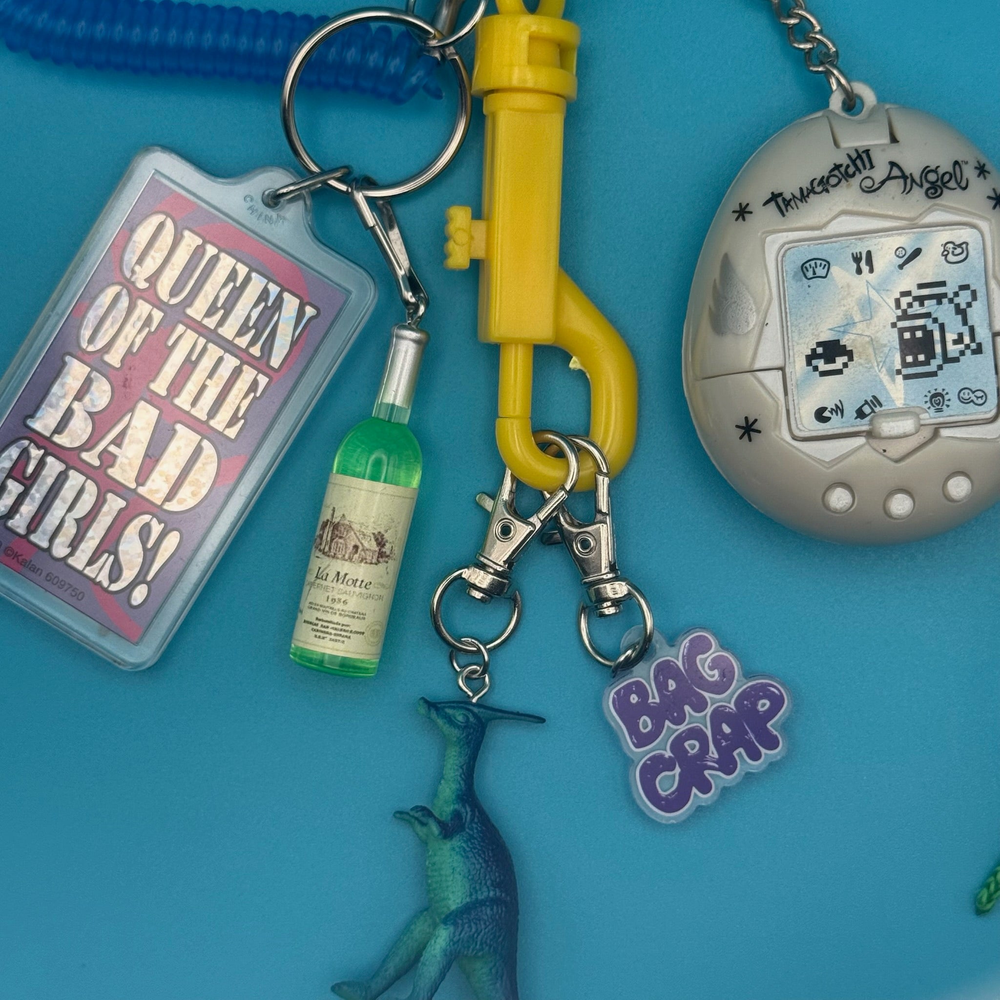 Tamagotchi Dinosaur   Pack -  vintage keychain vintage charms for bag nostalgia vintage keychains y2k collectible - Bag Crap