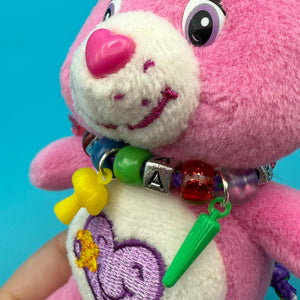 Bag Crap - Vintage Charm Necklace Take Care Bear Plush Bag Charm