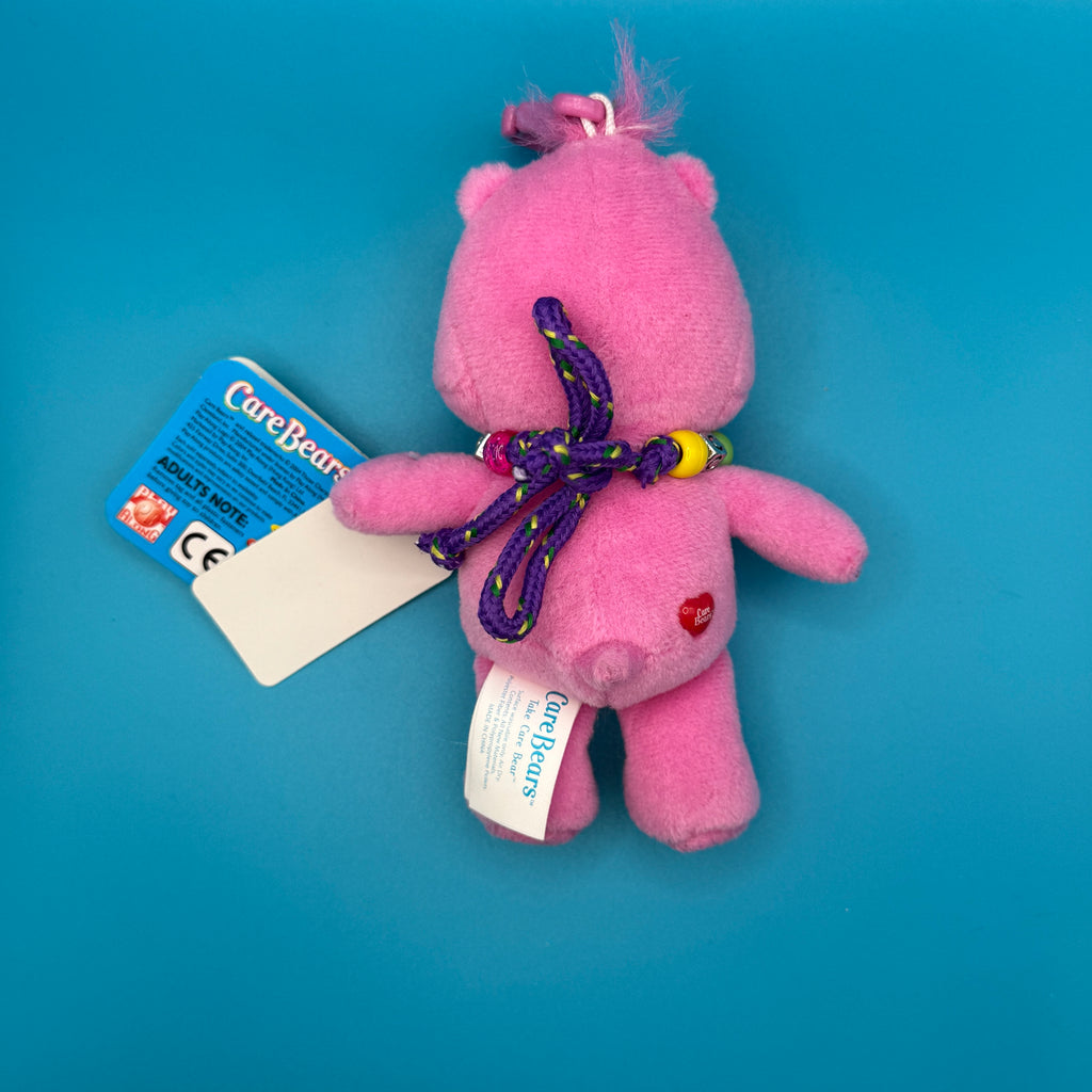Vintage Charm Necklace Take Care Bear Plush Bag Charm