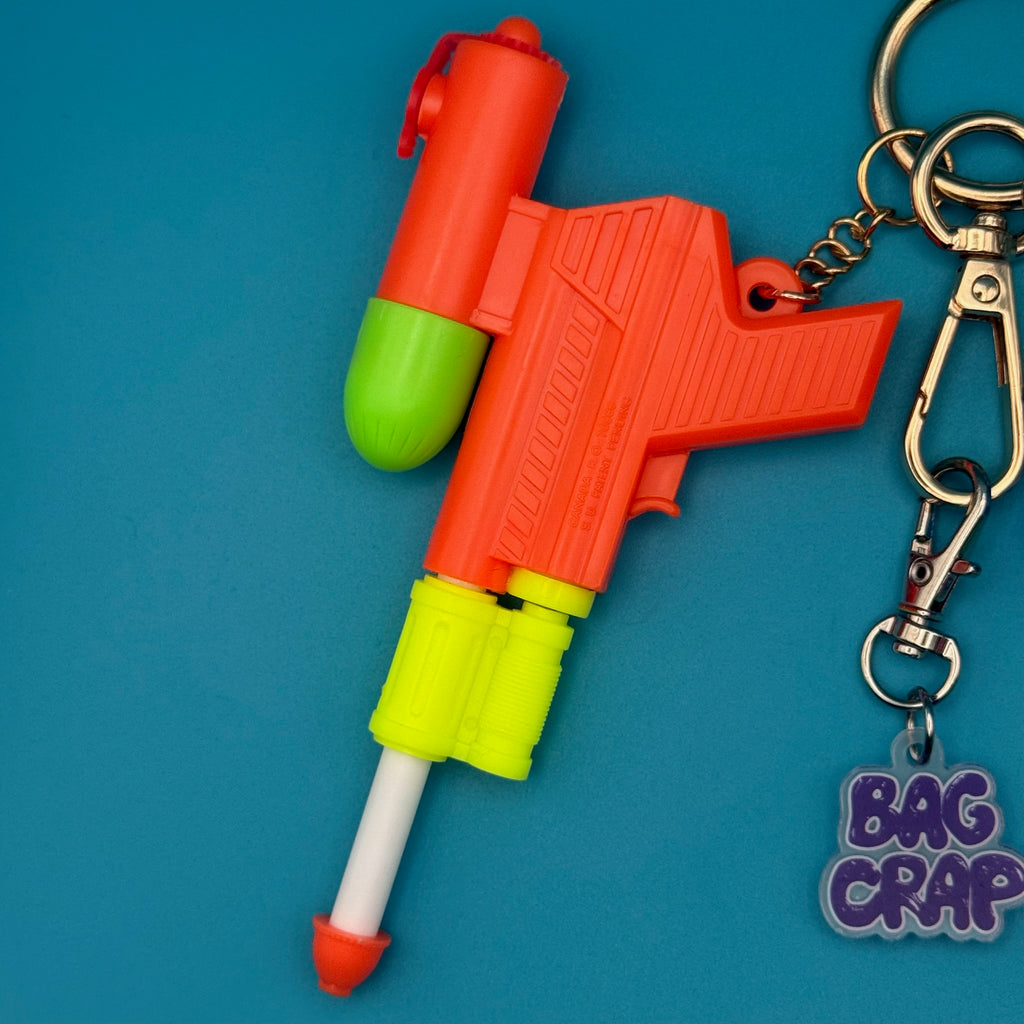 Vintage Neon Super Soaker Gold Bag Charm Pack