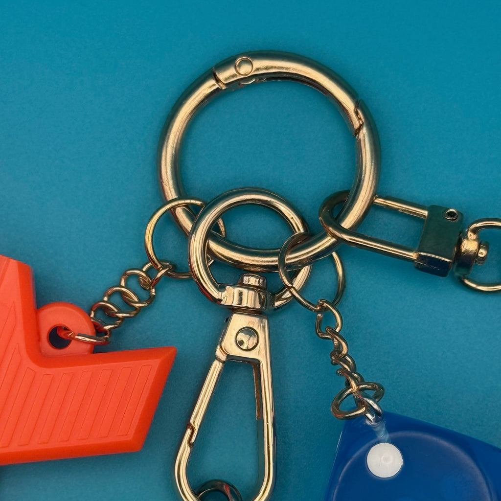 Vintage Neon Super Soaker Gold Bag Charm Pack