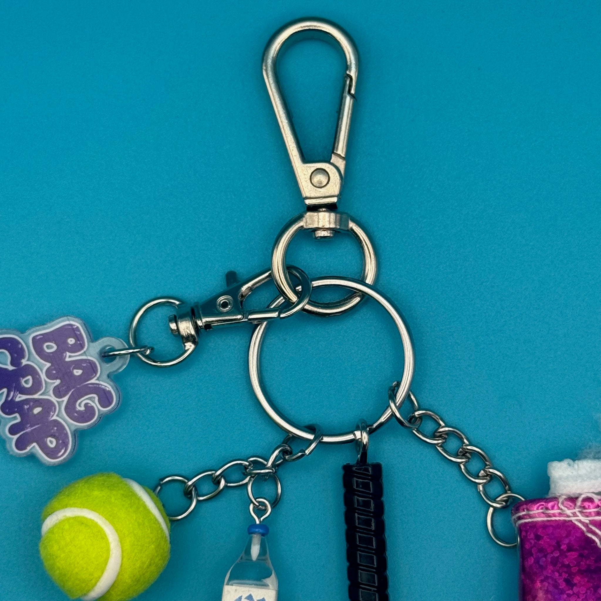Retro Tennis Pink Glitter Sneaker   Pack -  vintage keychain vintage charms for bag nostalgia vintage keychains y2k collectible - Bag Crap