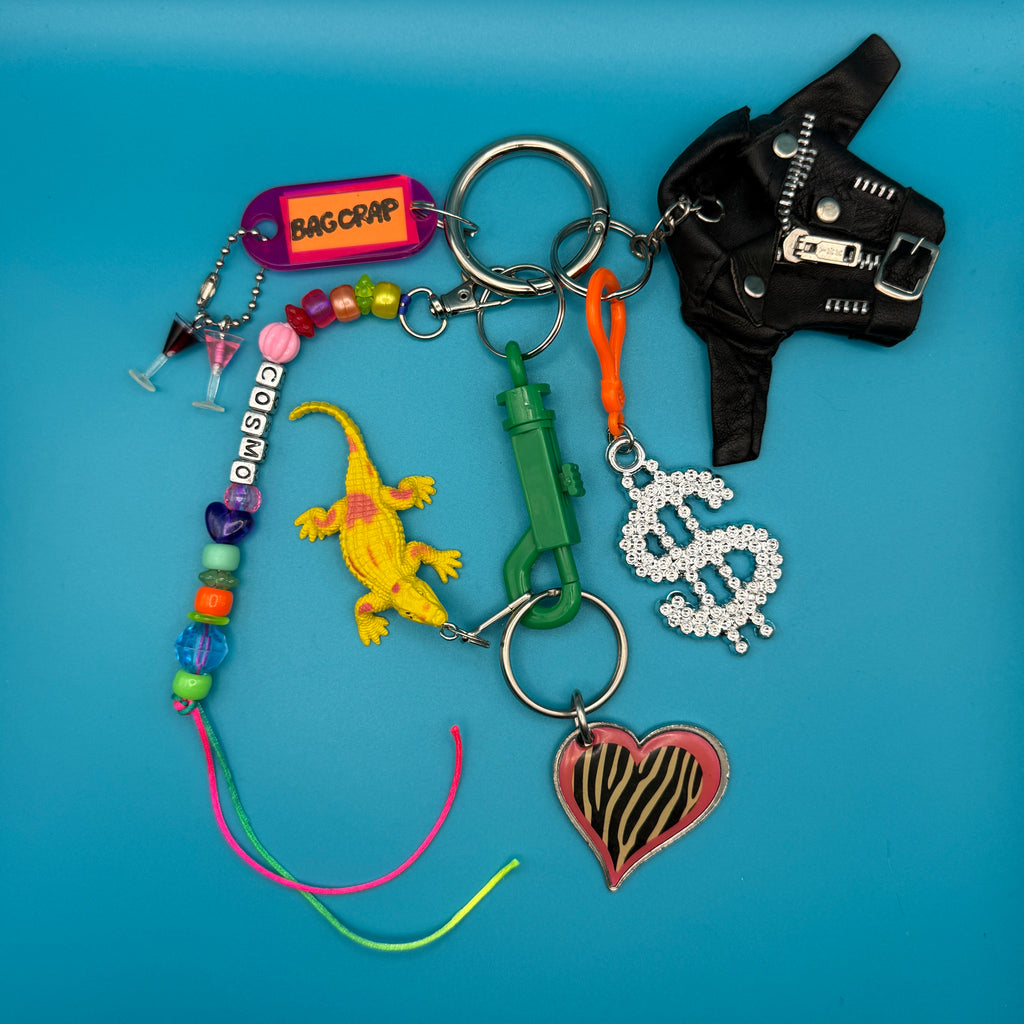 BAG CRAP x COSMOPOLITAN MAGAZINE: Vintage Keychain & Bag Charm Pack