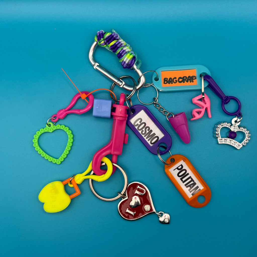 BAG CRAP x COSMOPOLITAN MAGAZINE: Vintage Keychain & Bag Charm Pack