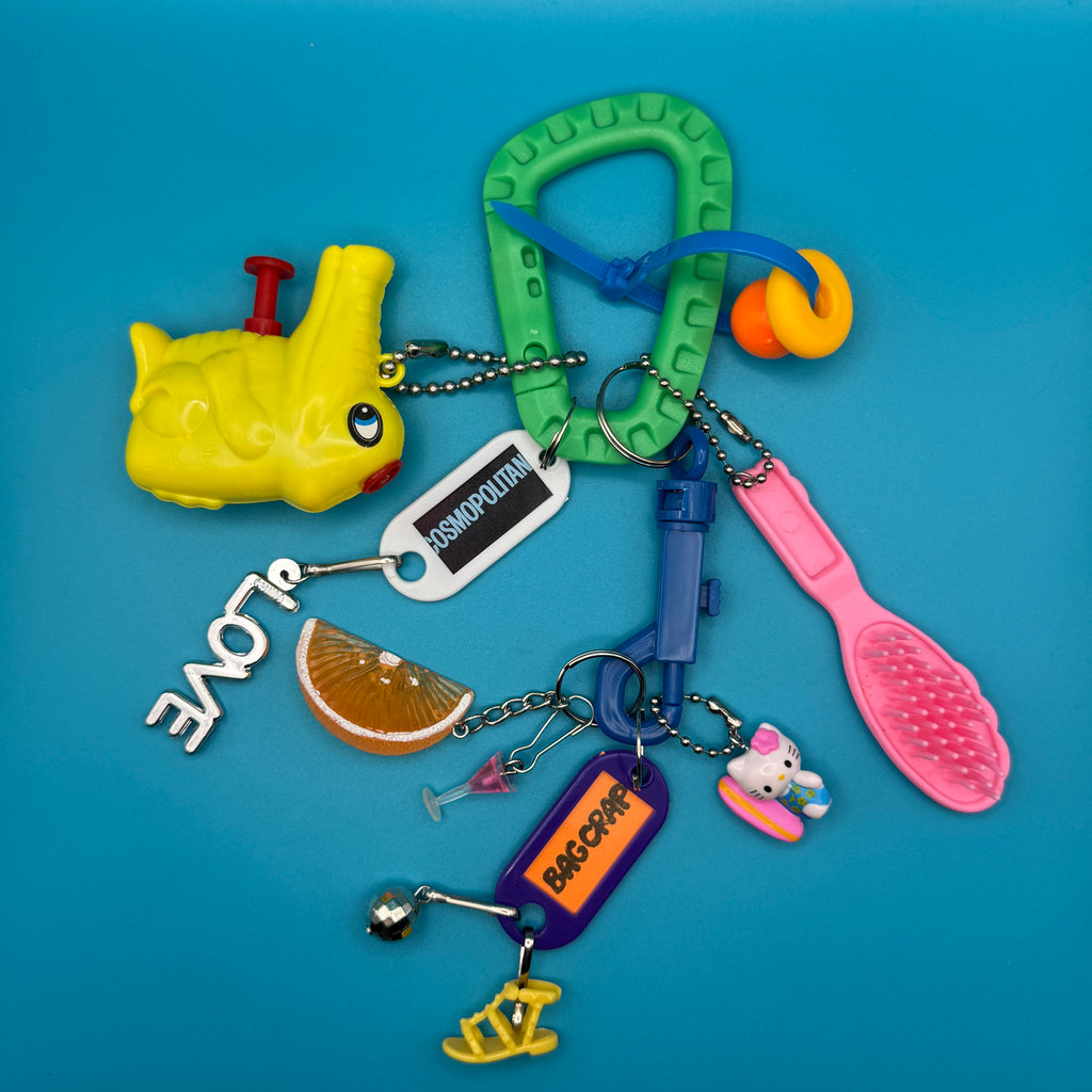BAG CRAP x COSMOPOLITAN MAGAZINE: Vintage Keychain & Bag Charm Pack