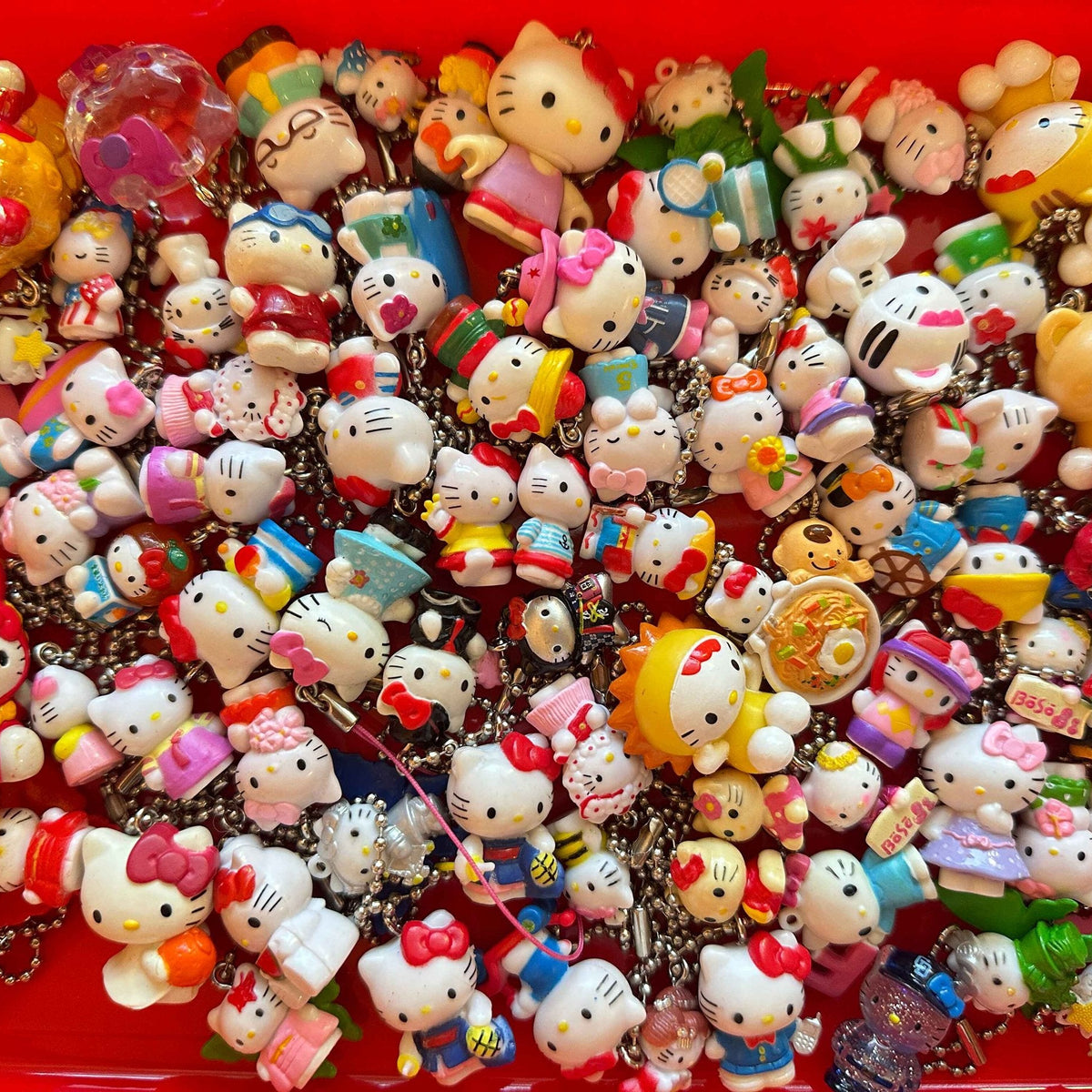 Mini Hello Kitty Crafted  s - Random Selection - hello kitty sanrio japan kawaii rare vintage keychain vintage charms for bag nostalgia vintage keychains y2k collectible - Bag Crap
