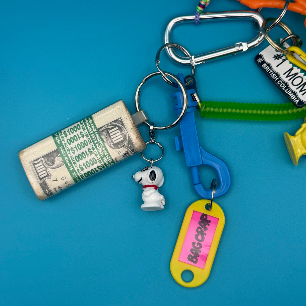 Vintage Sleepy Dwarf Snoopy Bag Charm Pack